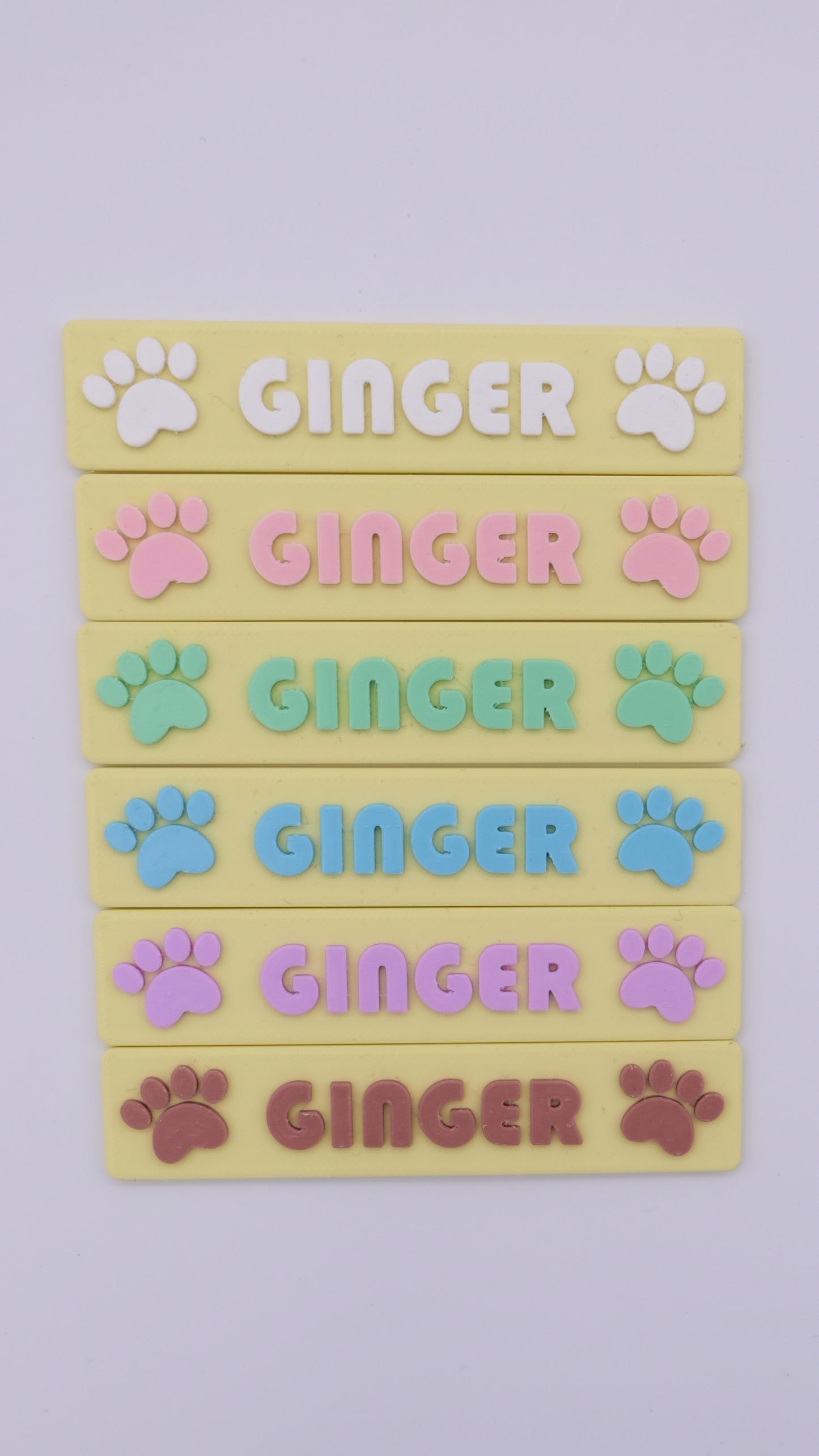 Dual Colors Personalised 3D Printed Pet Bowl
