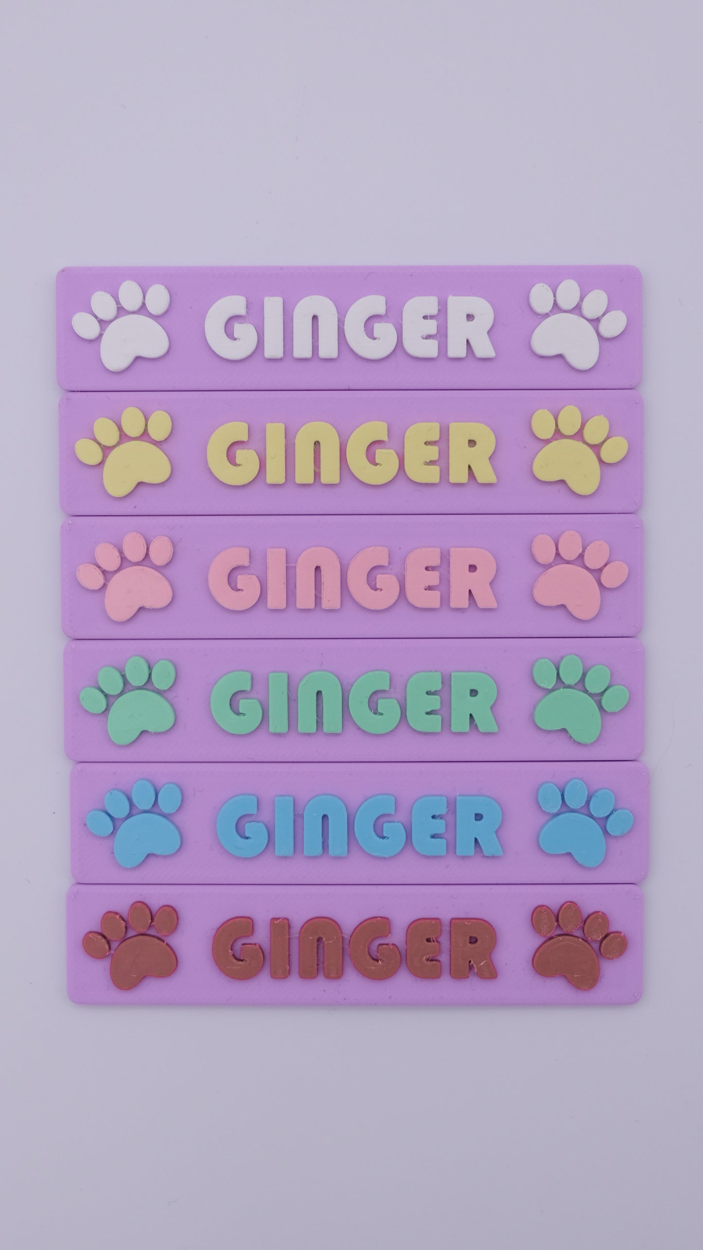 Dual Colors Personalised 3D Printed Pet Bowl