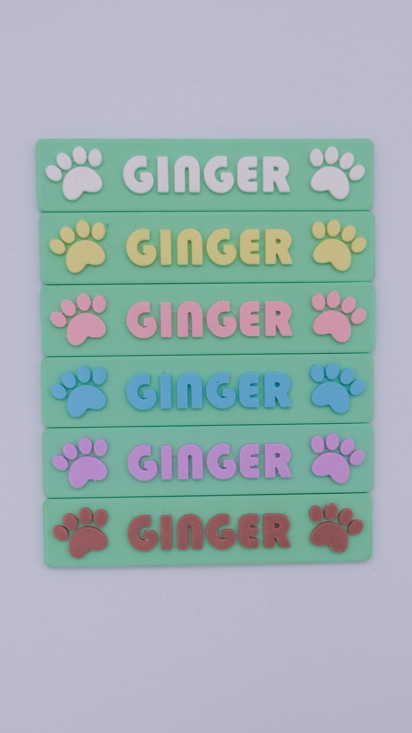 Dual Colors Personalised 3D Printed Pet Bowl
