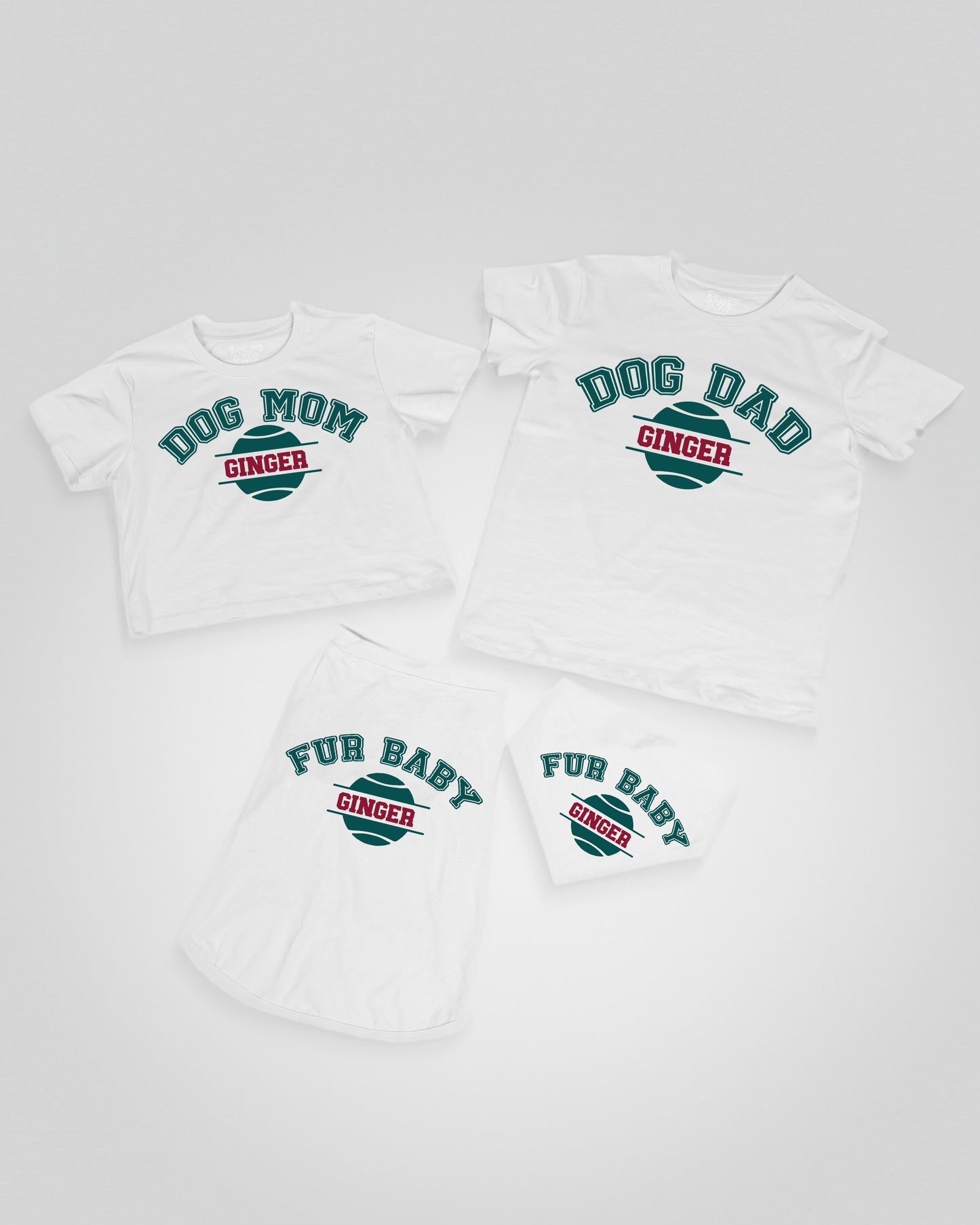 Varsity Dog Mom, Dad, Fur Baby
