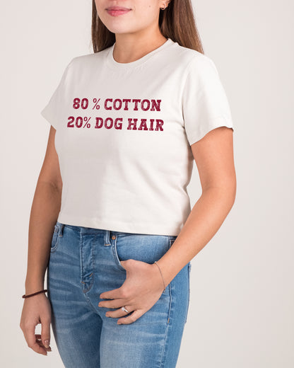 80% Cotton 20% Dog Hair