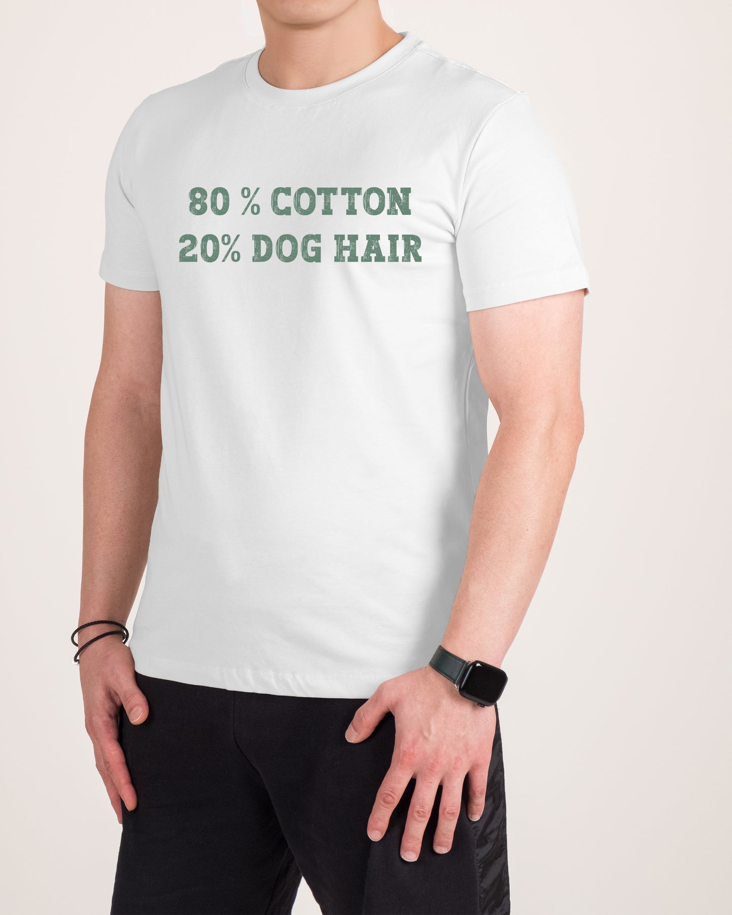 80% Cotton 20% Dog Hair