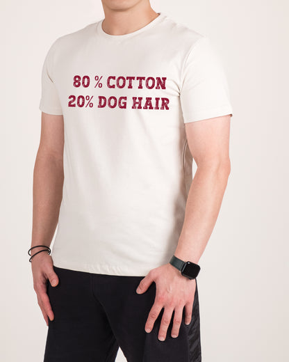 80% Cotton 20% Dog Hair