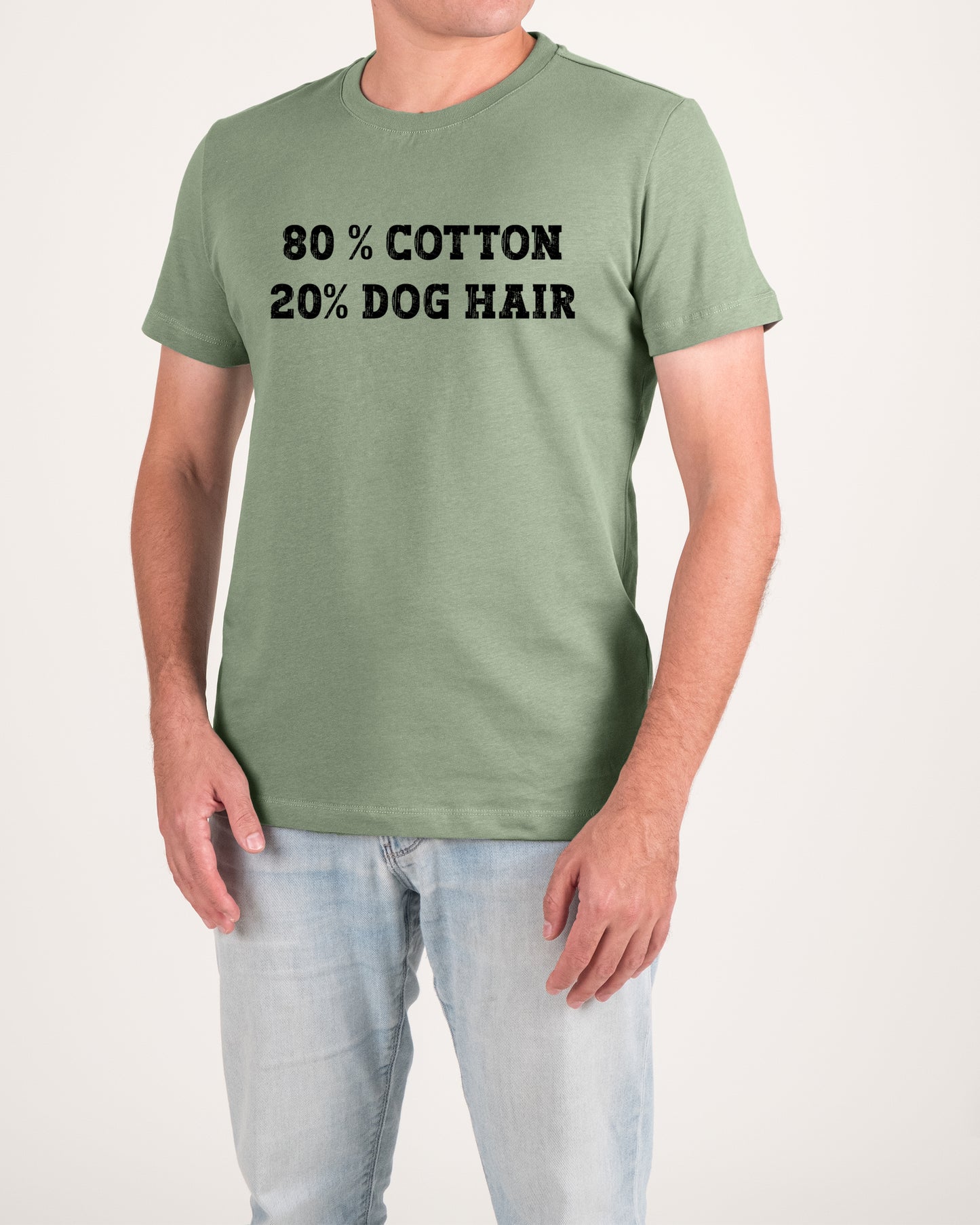 80% Cotton 20% Dog Hair