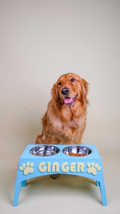 Personalised 3D Printed Pet Bowl Stand